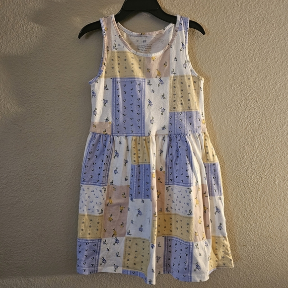 H&M Other - H&M Kids Patchwork Dress - Lavender, Mustard, Ivory